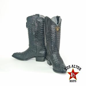 ウエスタンブーツ メンズ 26.0 ワニ革 カイマンベリー ポイン