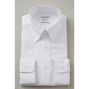 ワイシャツ 形態安定 メンズ ドレスシャツ タイトフィット ボタンダウン 日本製