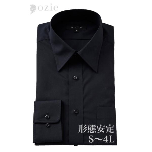 ワイシャツ レギュラーカラー 形態安定 メンズ ドレスシャツ レギュラーフィット