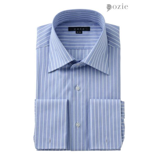 ワイシャツ メンズ 長袖 カッターシャツ yシャツ ビジネスシャツ 綿100％ プレミアムコットン ...