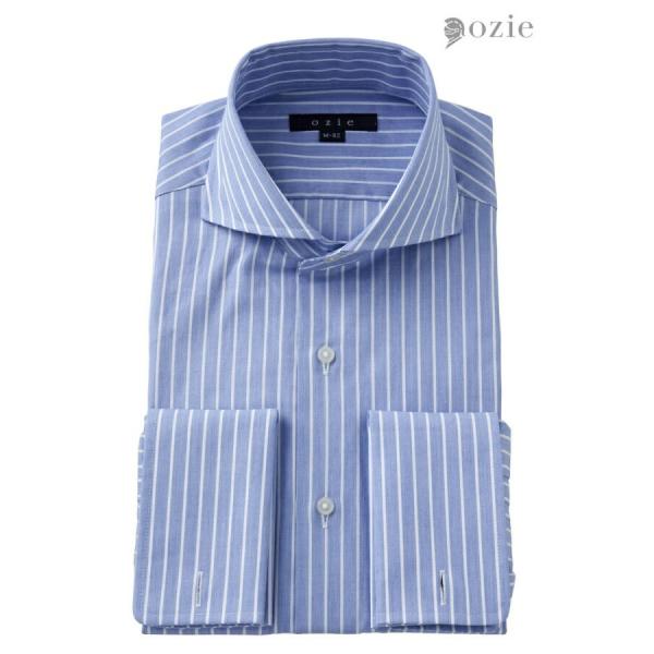 ワイシャツ メンズ 長袖 カッターシャツ yシャツ ビジネスシャツ 綿100％ プレミアムコットン ...