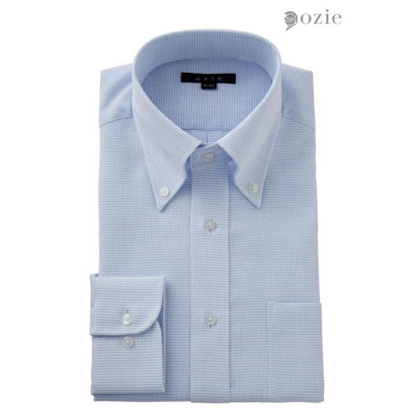 ワイシャツ メンズ 長袖 カッターシャツ yシャツ ビジネスシャツ イージーケア プレミアムコットン...