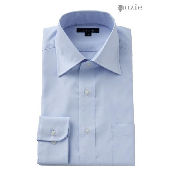 ワイシャツ メンズ 長袖 カッターシャツ Yシャツ ビジネスシャツ 形態安定 ワイドカラー おしゃれ...