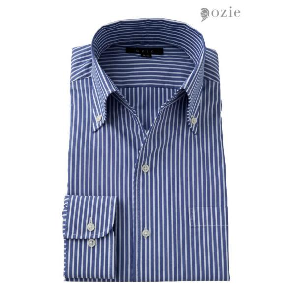 ワイシャツ メンズ 長袖 カッターシャツ yシャツ ビジネスシャツ 形態安定 ボタンダウン スキッパ...