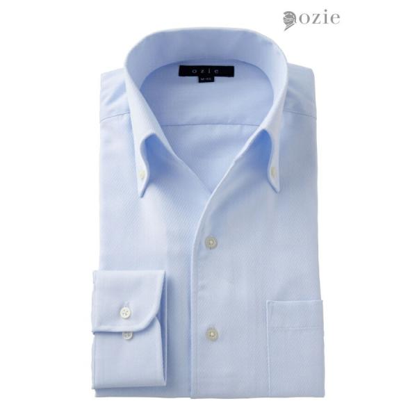 ワイシャツ メンズ 長袖 カッターシャツ yシャツ ビジネスシャツ 形態安定 プレミアムコットン 綿...