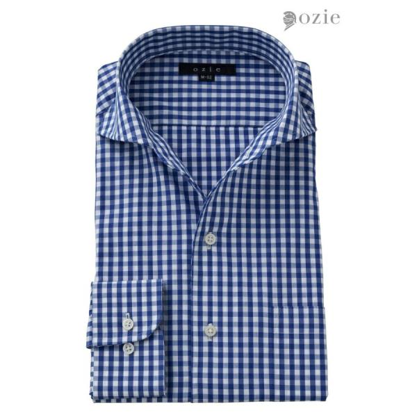 ワイシャツ メンズ 長袖 カッターシャツ yシャツ ビジネスシャツ プレミアムコットン 綿100% ...