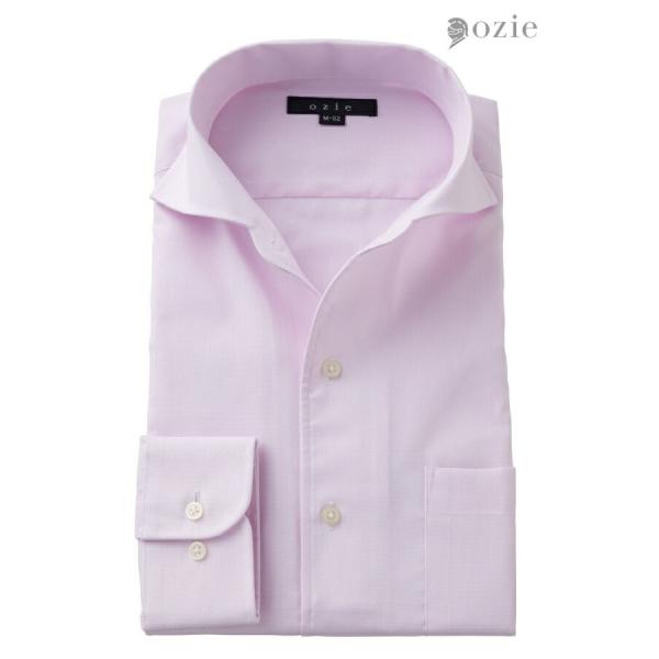 ワイシャツ メンズ 長袖 カッターシャツ yシャツ ビジネスシャツ 形態安定 イタリアンカラー ワイ...