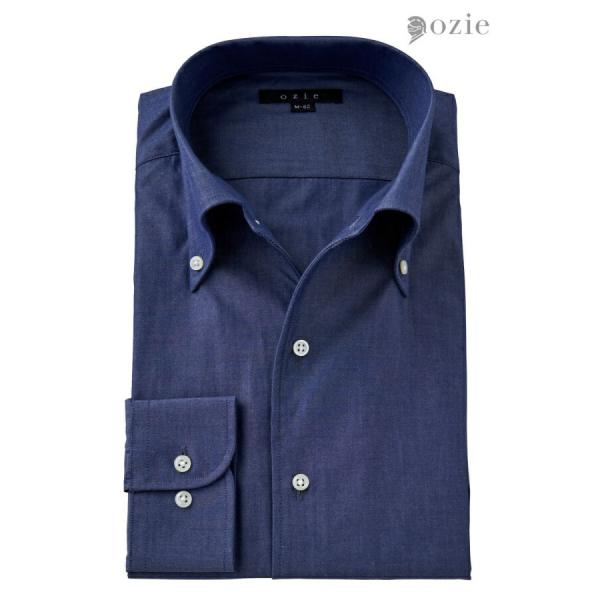 ワイシャツ メンズ 長袖 カッターシャツ yシャツ ビジネスシャツ ブロード 綿100％ プレミアム...