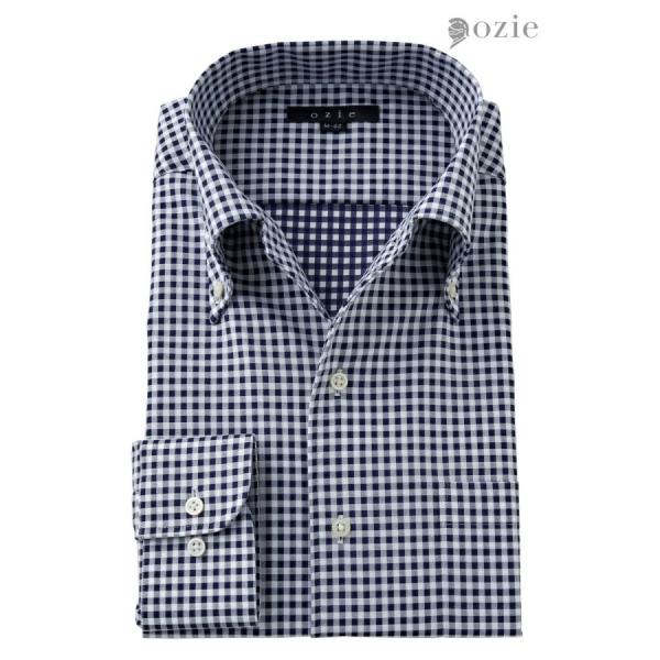 ワイシャツ メンズ 長袖 カッターシャツ yシャツ ビジネスシャツ 形態安定 綿100％ プレミアム...