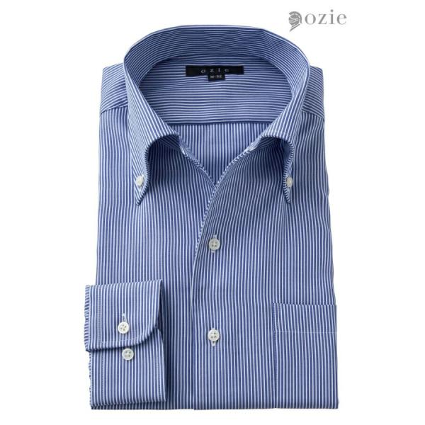 ワイシャツ メンズ 長袖 カッターシャツ yシャツ ビジネスシャツ 形態安定 綿100% イタリアン...