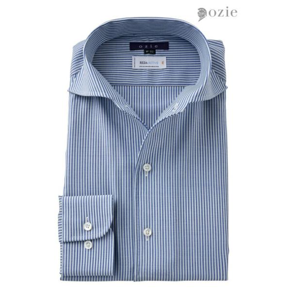 ワイシャツ メンズ 長袖 カッターシャツ yシャツ ビジネスシャツ メリノウール100% イージーケ...