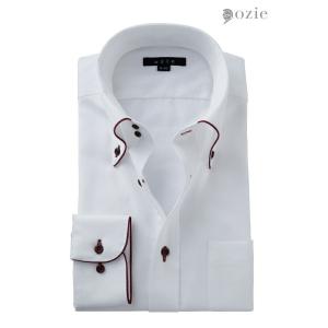 ozie（オジエ） ワイシャツ メンズ 長袖 カッターシャツ yシャツ