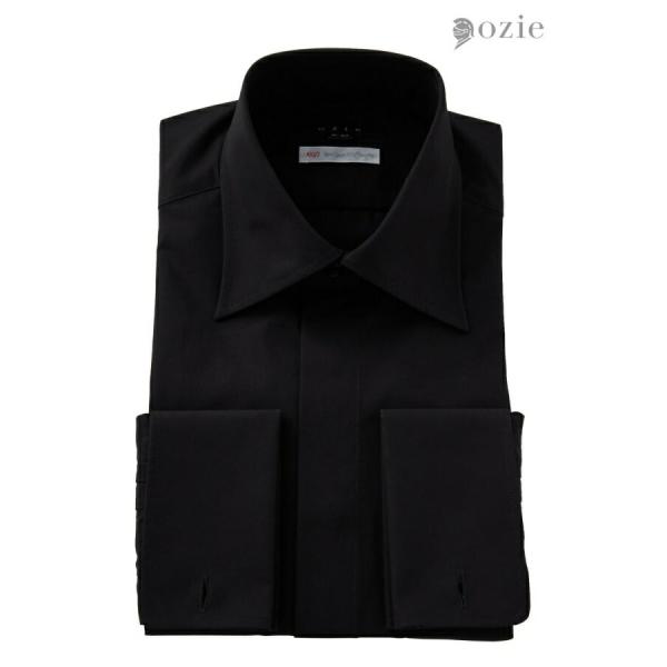 ワイシャツ メンズ 長袖 カッターシャツ yシャツ カジュアルシャツ ワイドカラー ドゥエボットーニ...