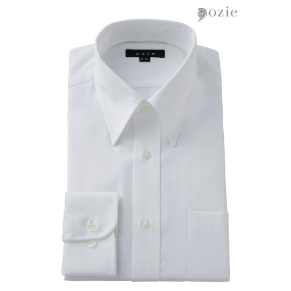 ワイシャツ メンズ 長袖 カッターシャツ yシャツ ビジネスシャツ 形態安定 綿100％ プレミアム...