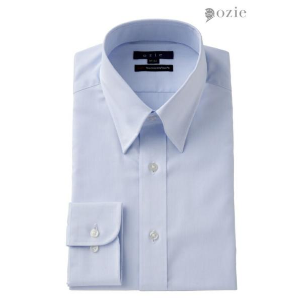 ワイシャツ メンズ 長袖 カッターシャツ yシャツ ビジネスシャツ 綿100％ イージーケア プレミ...