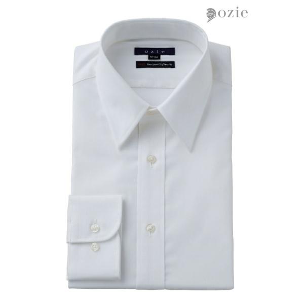 ワイシャツ メンズ 長袖 カッターシャツ yシャツ ビジネスシャツ 綿100％ イージーケア プレミ...