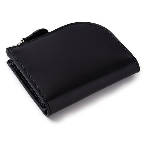 コインケース 小銭入れ L字型 本革 牛革 日本製 ブラック オジエ ozie