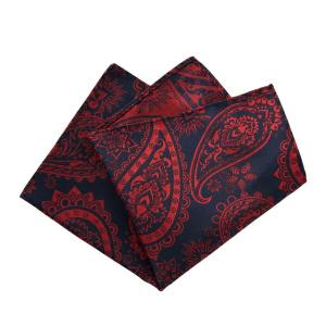 ポケットチーフ メンズ リバーシブル ドット シルク100％