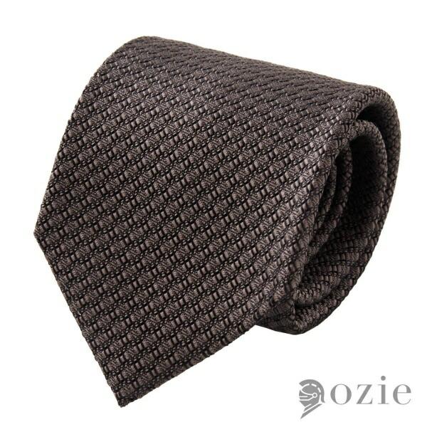 フレスコタイ ネクタイ メンズ 無地 ブラウン 日本製 小物 おしゃれ 幅8cm 搦み織 上質で軽量...