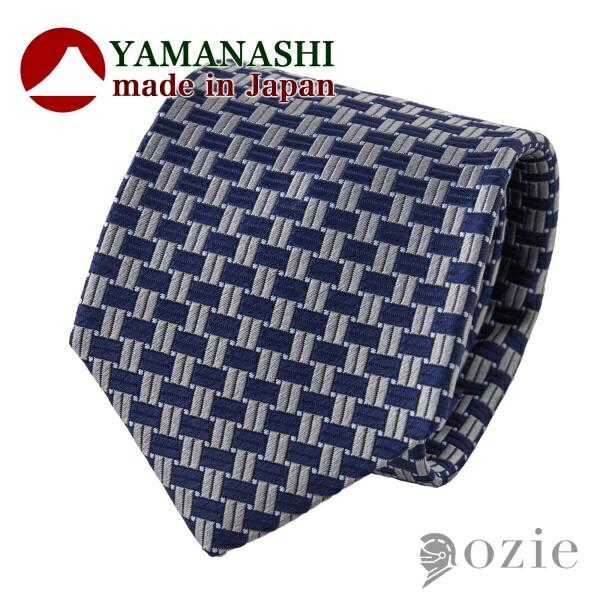 ネクタイ 山梨ファブリック アーカイブ グレー 日本製 小紋 おしゃれ シルク ギフト プレゼント ...