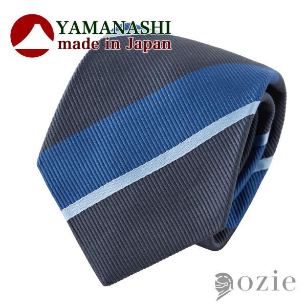 ネクタイ 山梨ファブリック モガドール ブルー 日本製 レジメンタル おしゃれ シルク ギフト プレ...