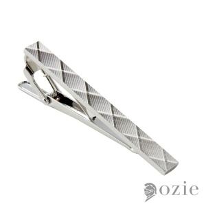 ネクタイピン サージカルステンレス キュービックジルコニア付きワン