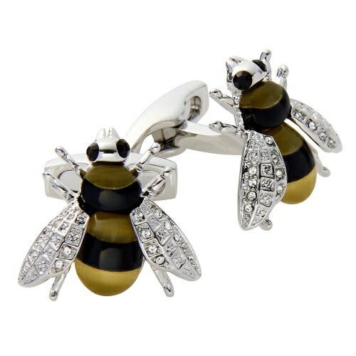 カフリンクス カフスボタン サイモンカーター イギリス製  Darwin Bee ミツバチ型 キャッ...