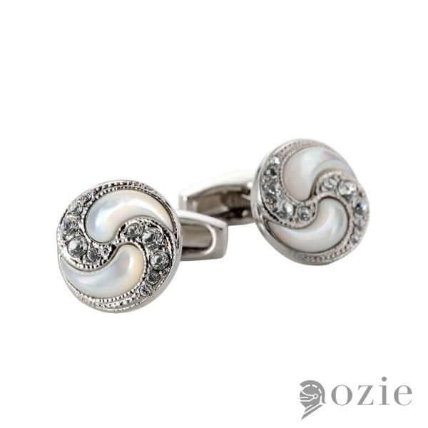 カフリンクス カフスボタン サイモンカーター イギリス製 円形 SIMON CATER Mother...