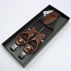 Schott（ショット）】LEATHER SUSPENDER レザーサスペンダー : shopooo