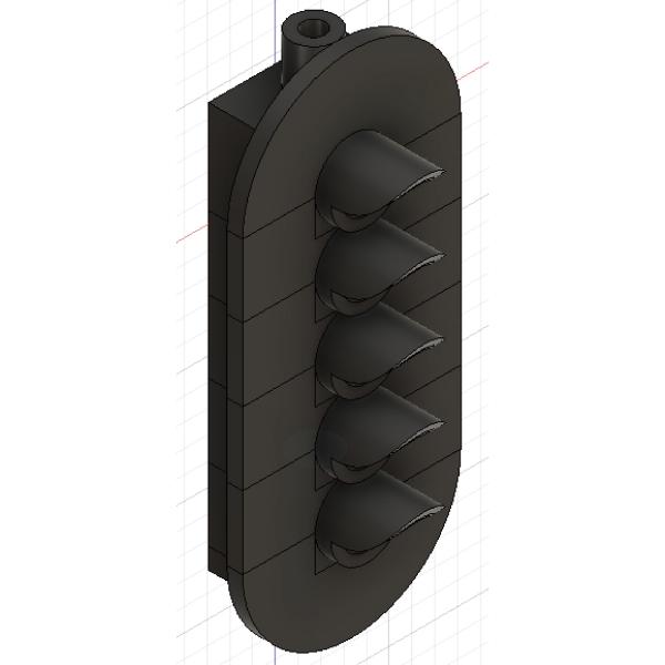 【N200D】新3D信号機6灯式【Nゲージ】