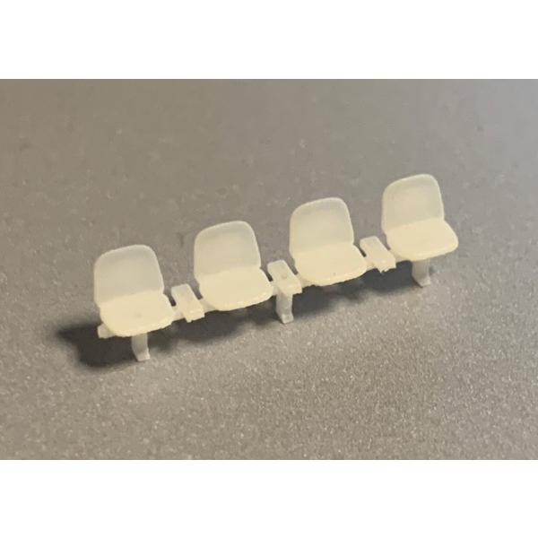 ３D駅のベンチA 都会駅【Nゲージ用】