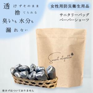 女性用防災衛生セット 日本製 使い捨て紙パンツ...の詳細画像1