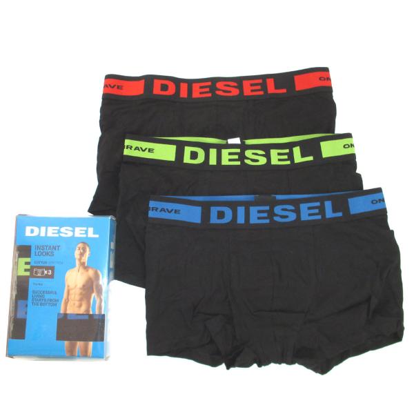 ディーゼル ボクサーパンツ 3枚組 アンダーウェア DIESEL BOXER BRIEFS 3枚Pa...