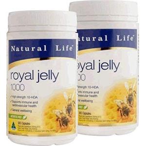 ナチュラルライフ ローヤルゼリー 600mg x365カプセル 2個セット（オーストラリア政府TGA認定）