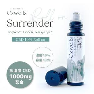 Ozwells Surrender 高濃度CBD1000mg(10％配合） ロールオン(ベルガモット・リンデン・ブラックペッパー)リラックス　オイル