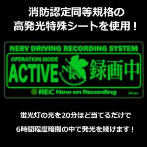 エヴァンゲリオン NERV 蓄光 ドライブレコ...の詳細画像2
