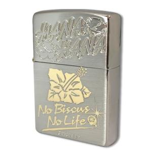 HANAHANA ZIPPOライター No Biscus No Life ハナハナ パチスロ グッズ