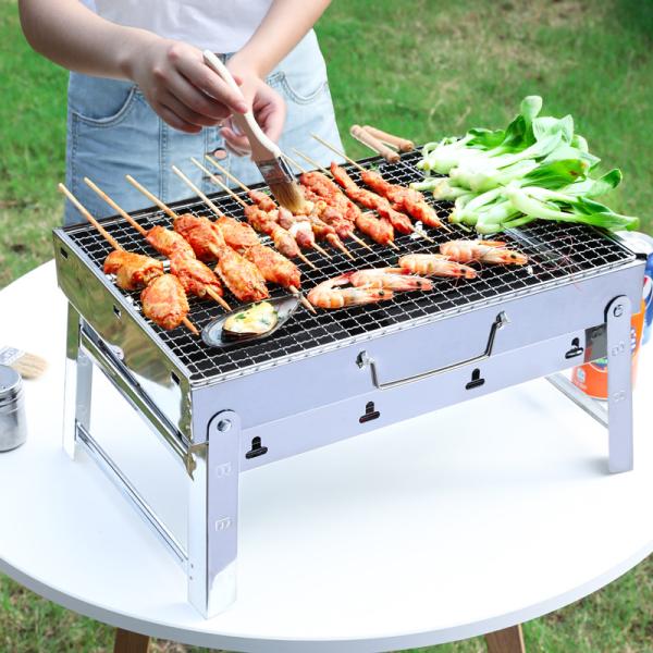 コンロ 折りたたみ バーベキューコンロ BBQ 焚き火台 アウトドアコンロ キャンプ ミニコンロ ス...