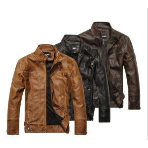 ライダースジャケット　防寒　PUレザージャケットメンズ