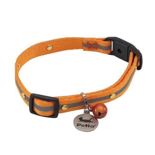 ペティオＣＣラインキカラーオレンジ【メール便OK】【レターパックプラスOK】　猫首輪