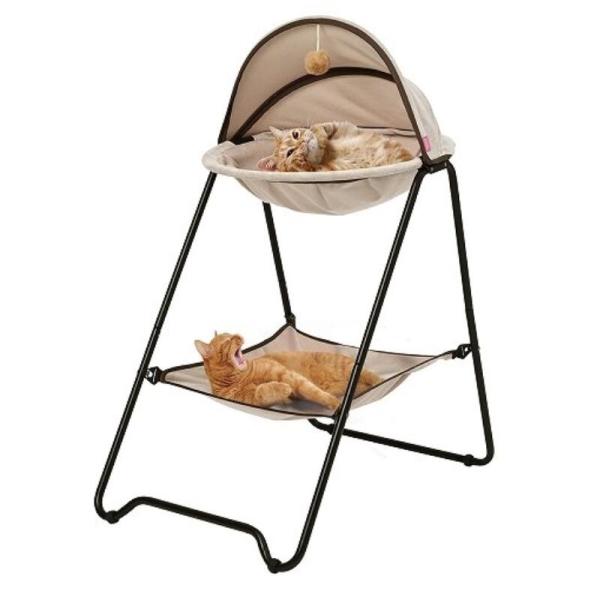 おしゃれな猫ベッド|マルカンにゃんこのラウンジベッド２段