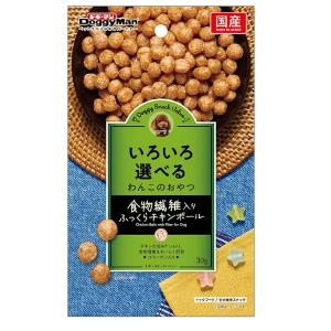 ドギーマンハヤシドギースナックバリュー食物繊維入りふっくらチキンボール30ｇ【メール便OK】【レターパックプラスOK】