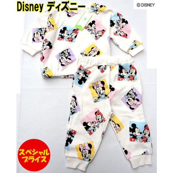 Disney ベビー服 サイズ：80 パジャマ ミニーマウス ミッキーマウス 総柄 21510676...