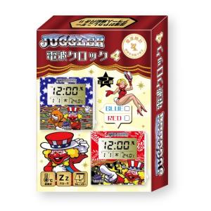 ジャグラー 電波クロック4 / 置き時計 温度計 カレンダー アラーム パチスロ スロット キャラクター グッズ｜p-entamestore