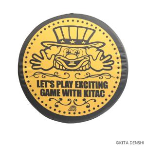 ジャグラー メダル風 クッション GOGO！CHANCE 30cm 円盤形 / パチスロ スロット キャラクター グッズ