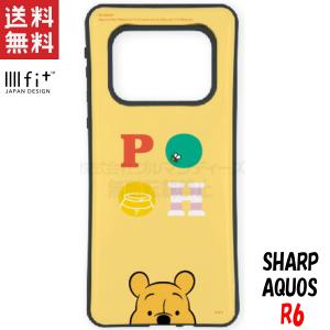 ディスニー SHARP AQUOS R6 ケース アクオス イーフィット IIIIfit キャラクター グッズ くまのプーさん DN-864C｜p-entamestore