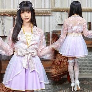 恋衣 和装束 ラベンダー /和風 コスプレ 衣装 七夕 織姫 コスチューム 時代劇 舞台劇 ひな祭り お雛様 正月 仮装 ハロウィン イベント (A-2190_908906)