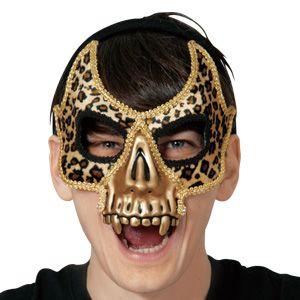 ドミノマスク / レオ スカル (Domino Mask - Leo Skull) 仮面舞踏会 マスク ハロウィン コスプレ (022529)_HB