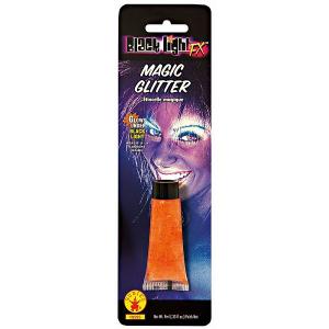 (7点までメール便も可能) ブラックライトマジック グリッター オレンジ (Black Light Magic Glitter - Orange)  (195959)｜p-kaneko