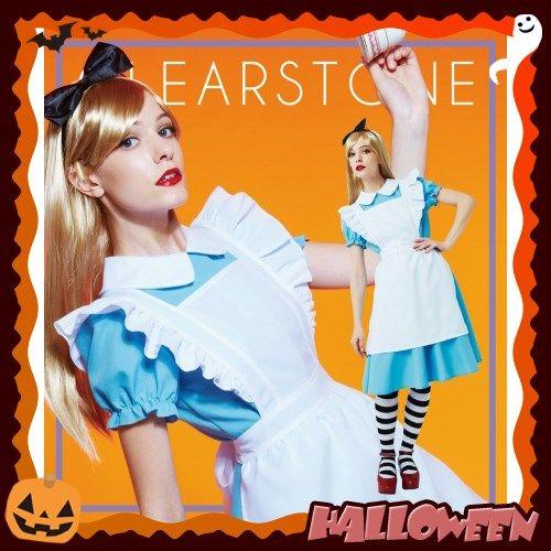 アリスドレス      /アリスコスチューム 不思議の国のアリス コスプレ ディズニー ハロウィン ...